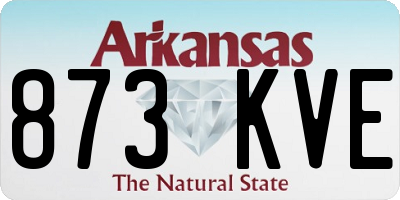 AR license plate 873KVE
