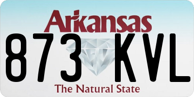 AR license plate 873KVL