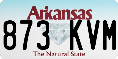 AR license plate 873KVM