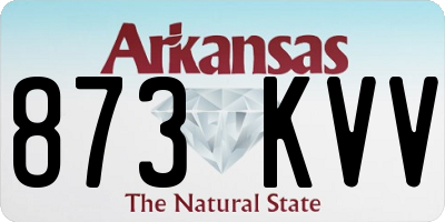 AR license plate 873KVV