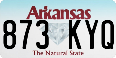 AR license plate 873KYQ