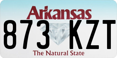 AR license plate 873KZT
