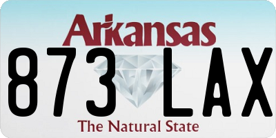 AR license plate 873LAX