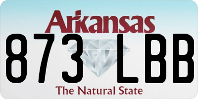 AR license plate 873LBB