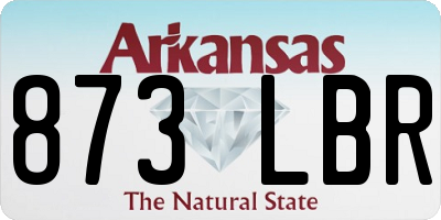 AR license plate 873LBR