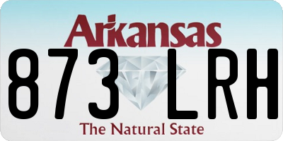 AR license plate 873LRH