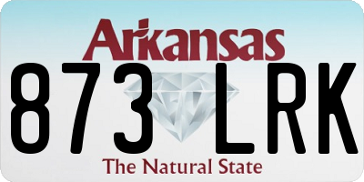 AR license plate 873LRK