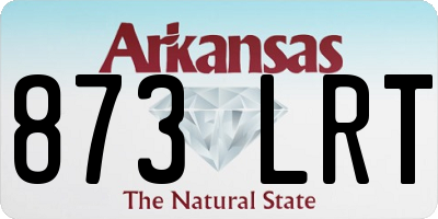 AR license plate 873LRT