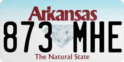AR license plate 873MHE