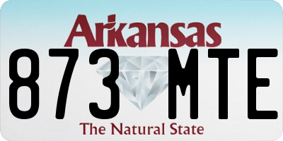 AR license plate 873MTE