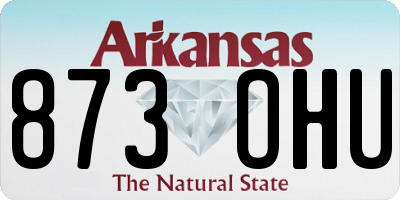 AR license plate 873OHU