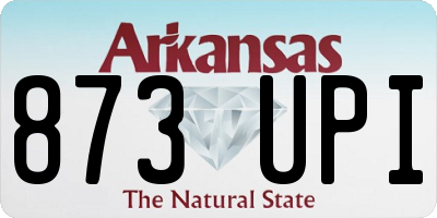 AR license plate 873UPI