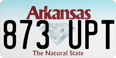AR license plate 873UPT