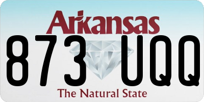 AR license plate 873UQQ