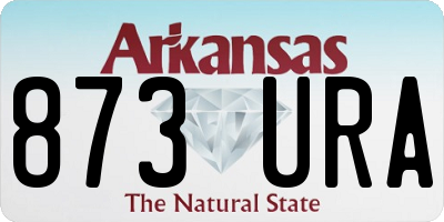 AR license plate 873URA