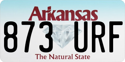 AR license plate 873URF