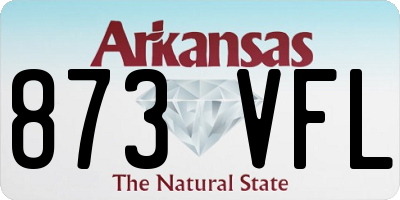 AR license plate 873VFL