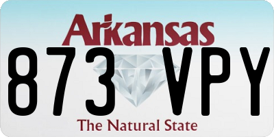 AR license plate 873VPY