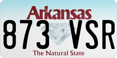 AR license plate 873VSR