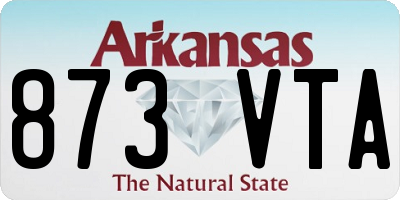 AR license plate 873VTA