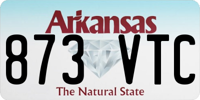 AR license plate 873VTC