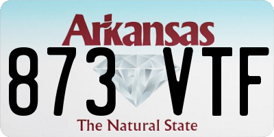 AR license plate 873VTF