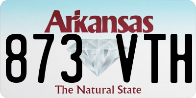 AR license plate 873VTH