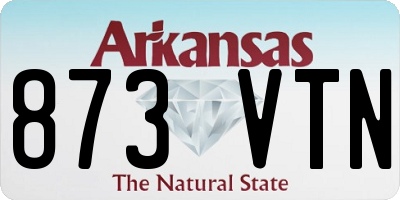 AR license plate 873VTN