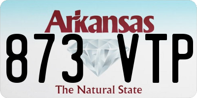AR license plate 873VTP
