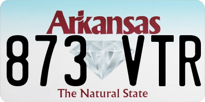 AR license plate 873VTR