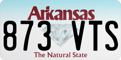 AR license plate 873VTS