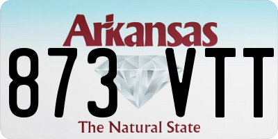 AR license plate 873VTT