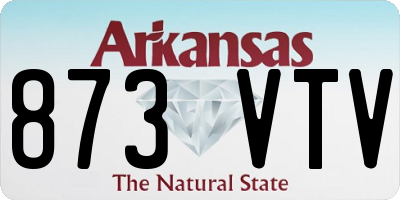 AR license plate 873VTV