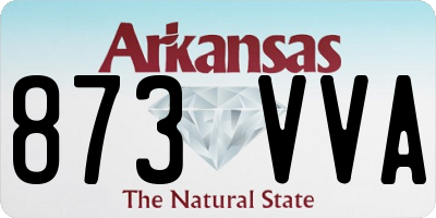 AR license plate 873VVA
