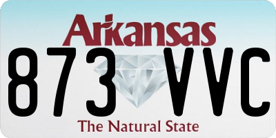AR license plate 873VVC