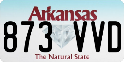 AR license plate 873VVD
