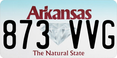 AR license plate 873VVG