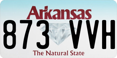 AR license plate 873VVH