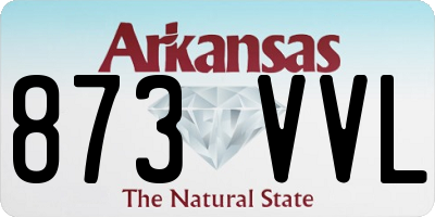 AR license plate 873VVL