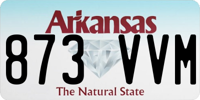 AR license plate 873VVM