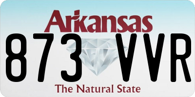 AR license plate 873VVR