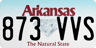 AR license plate 873VVS