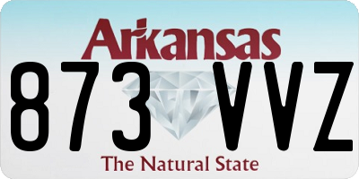AR license plate 873VVZ