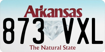 AR license plate 873VXL