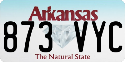 AR license plate 873VYC