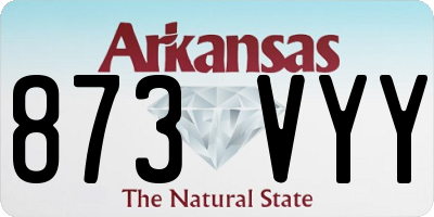 AR license plate 873VYY