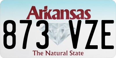 AR license plate 873VZE