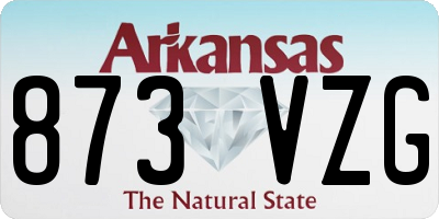 AR license plate 873VZG