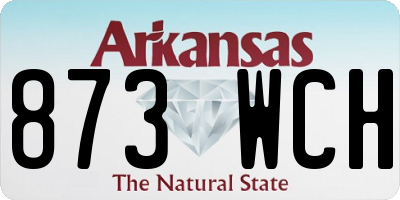 AR license plate 873WCH