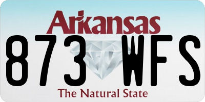 AR license plate 873WFS